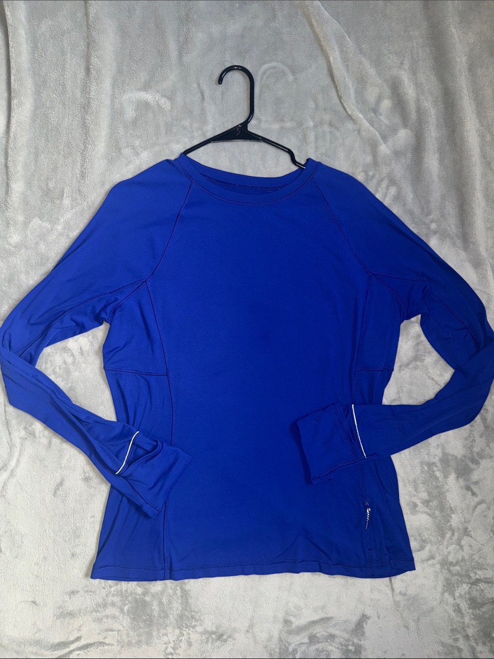 Lululemon It’s Rulu Long-Sleeved Shirt Deep Sea Blue, size XL